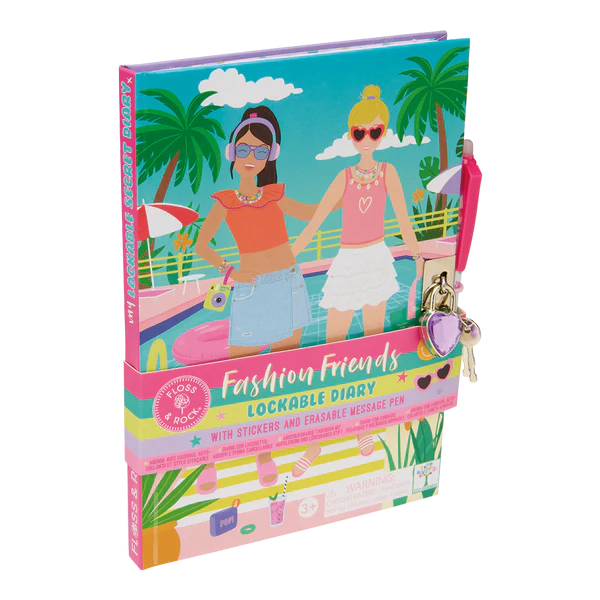 Fashion Friends Lockable Diaries