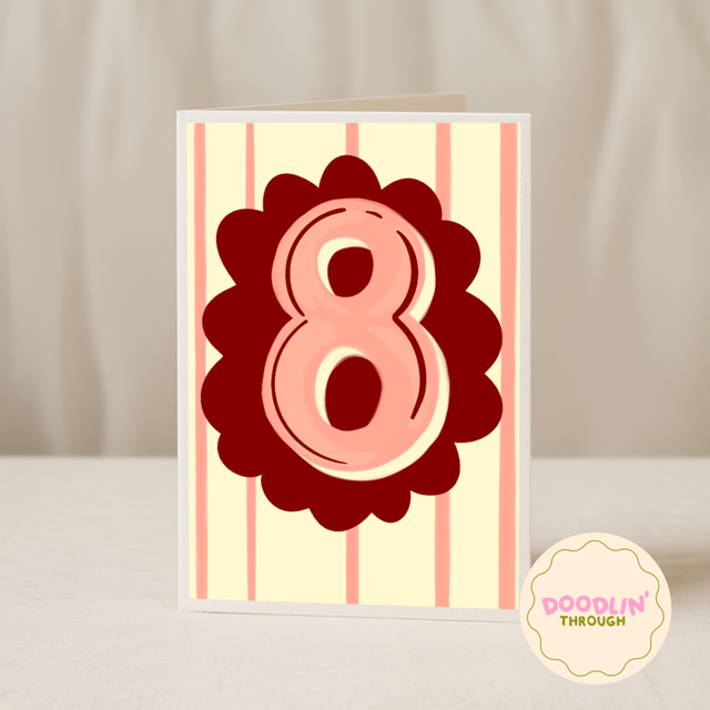Age 8 Card