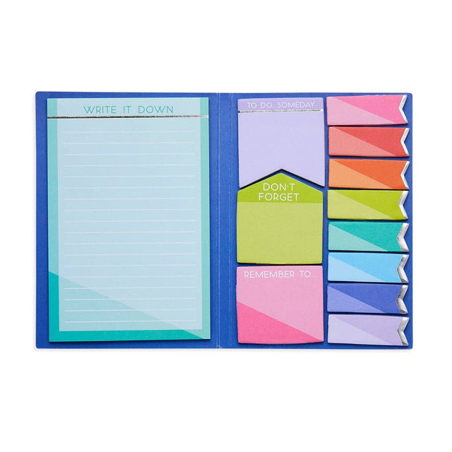 Rainbow Side Notes Sticky Notepad