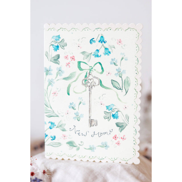 New Home Florals Card