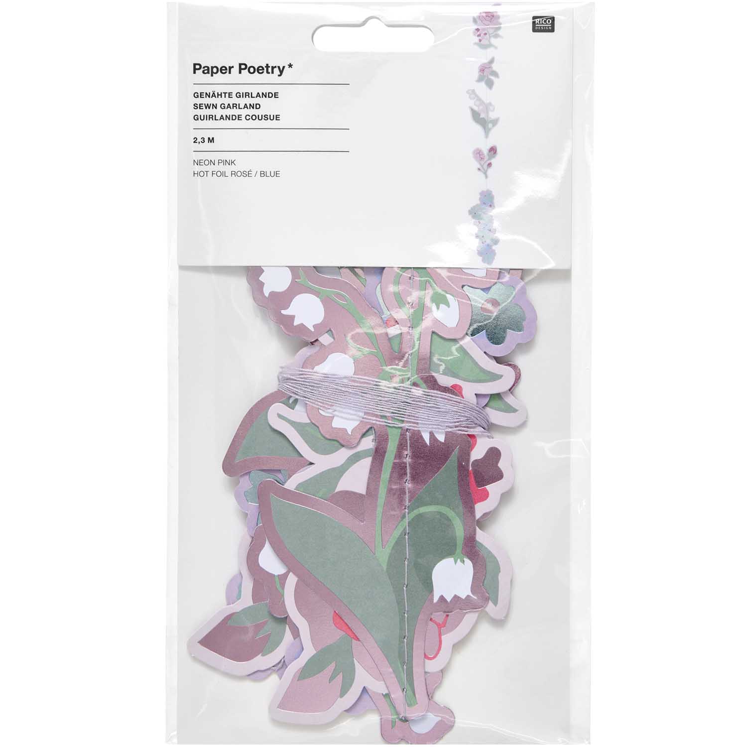 Forget Me Not Sewn Garland