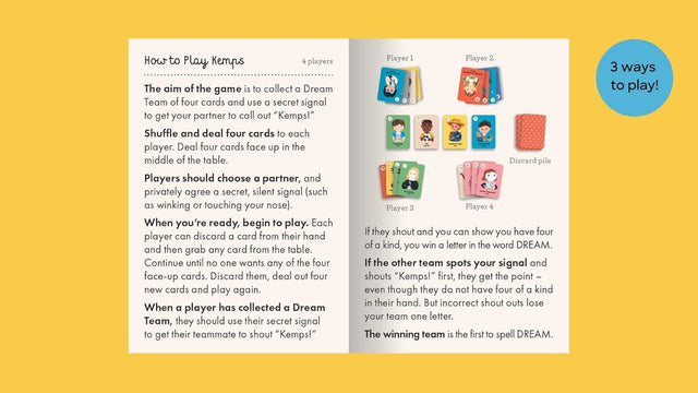 Little People Big Dreams: Dream Team Card Game