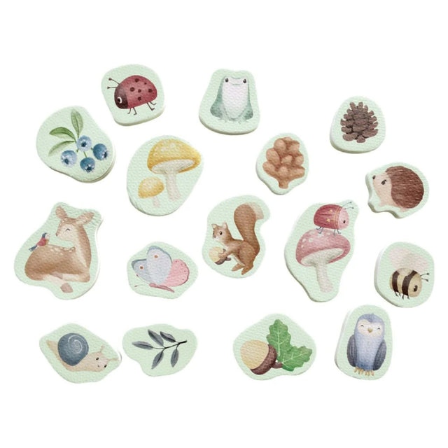 Forest Friends Foam Bath Shapes