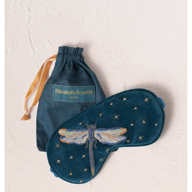 Dragonfly Eye Mask Deep Teal