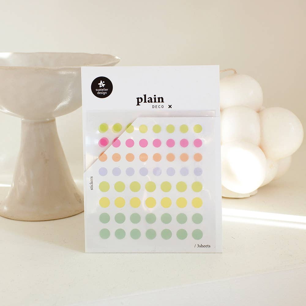 Pastel Dot Stickers