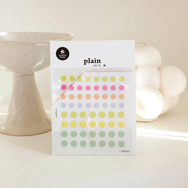 Pastel Dot Stickers