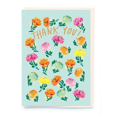Ranunculus Thank You card