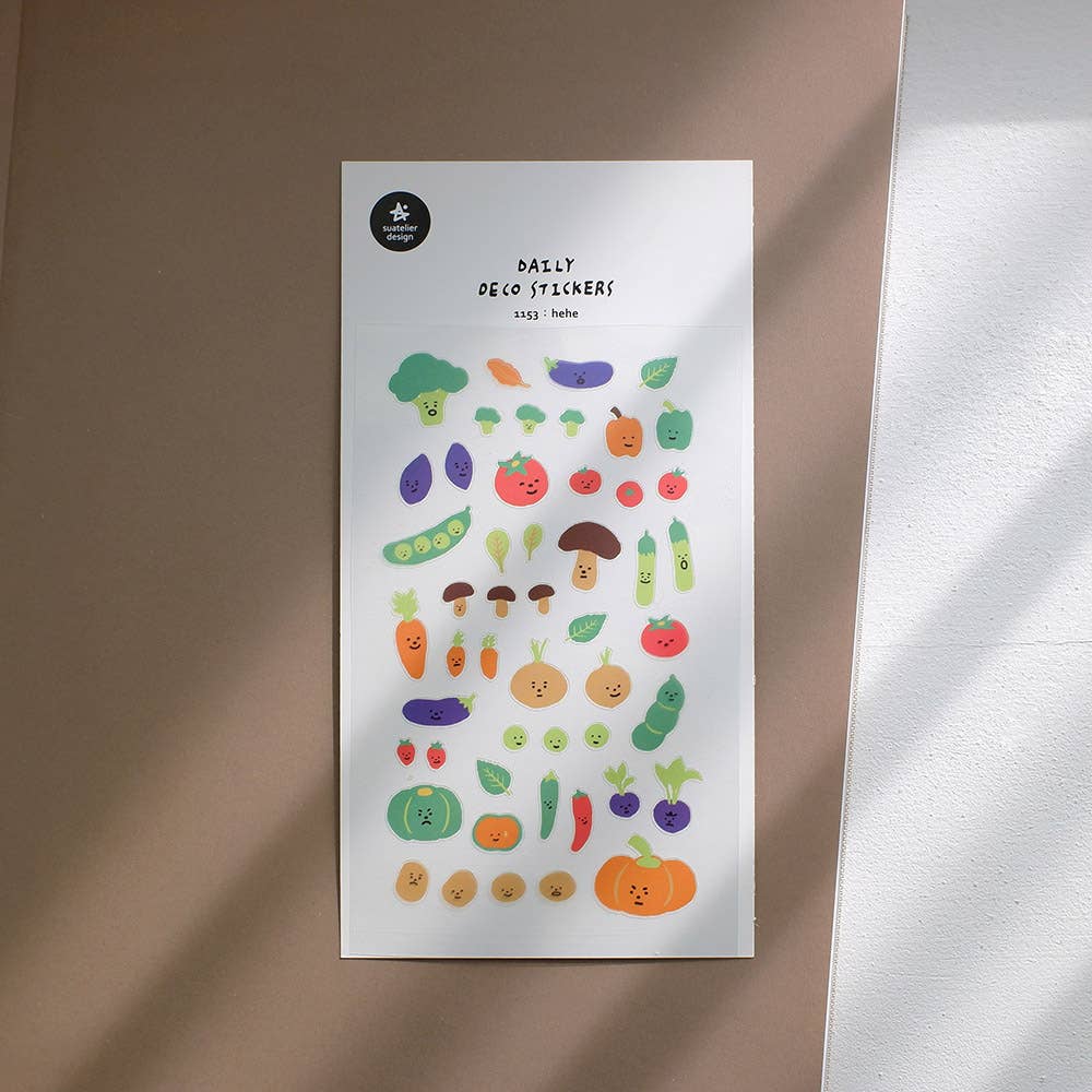 Vegetable Feelings Stickers