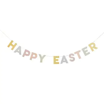 Happy Easter Pastel Banner