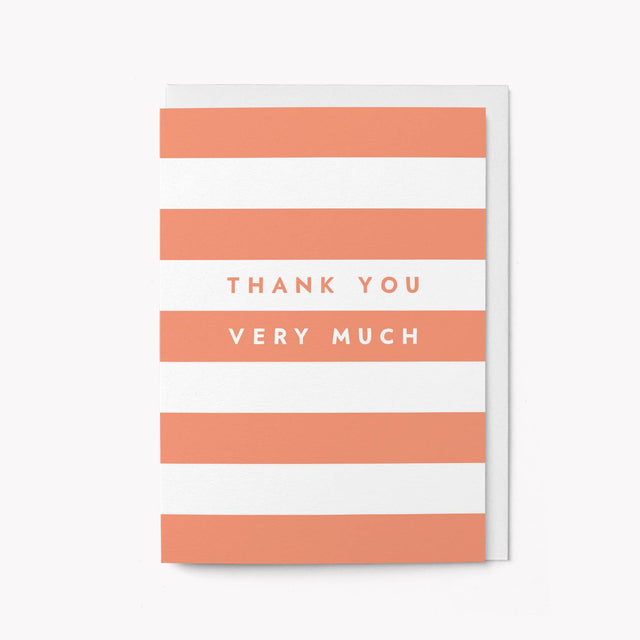 Thank You Stripe Card