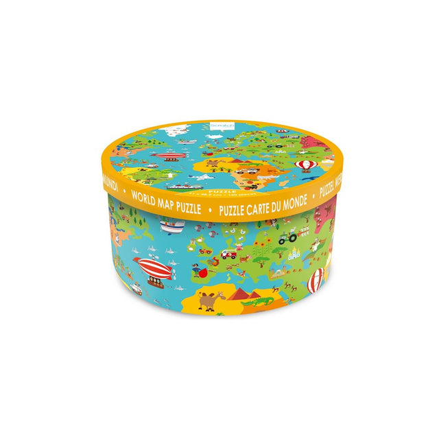 World Map XL Scratch Puzzle