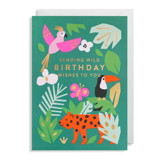 Wild Birthday Wishes Card
