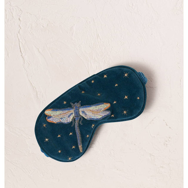 Dragonfly Eye Mask Deep Teal