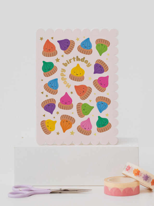 Iced Gems Birthday Card