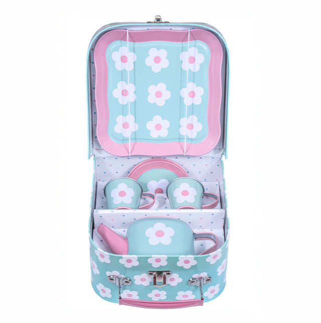 Pastel Daisies Tea Set For Two