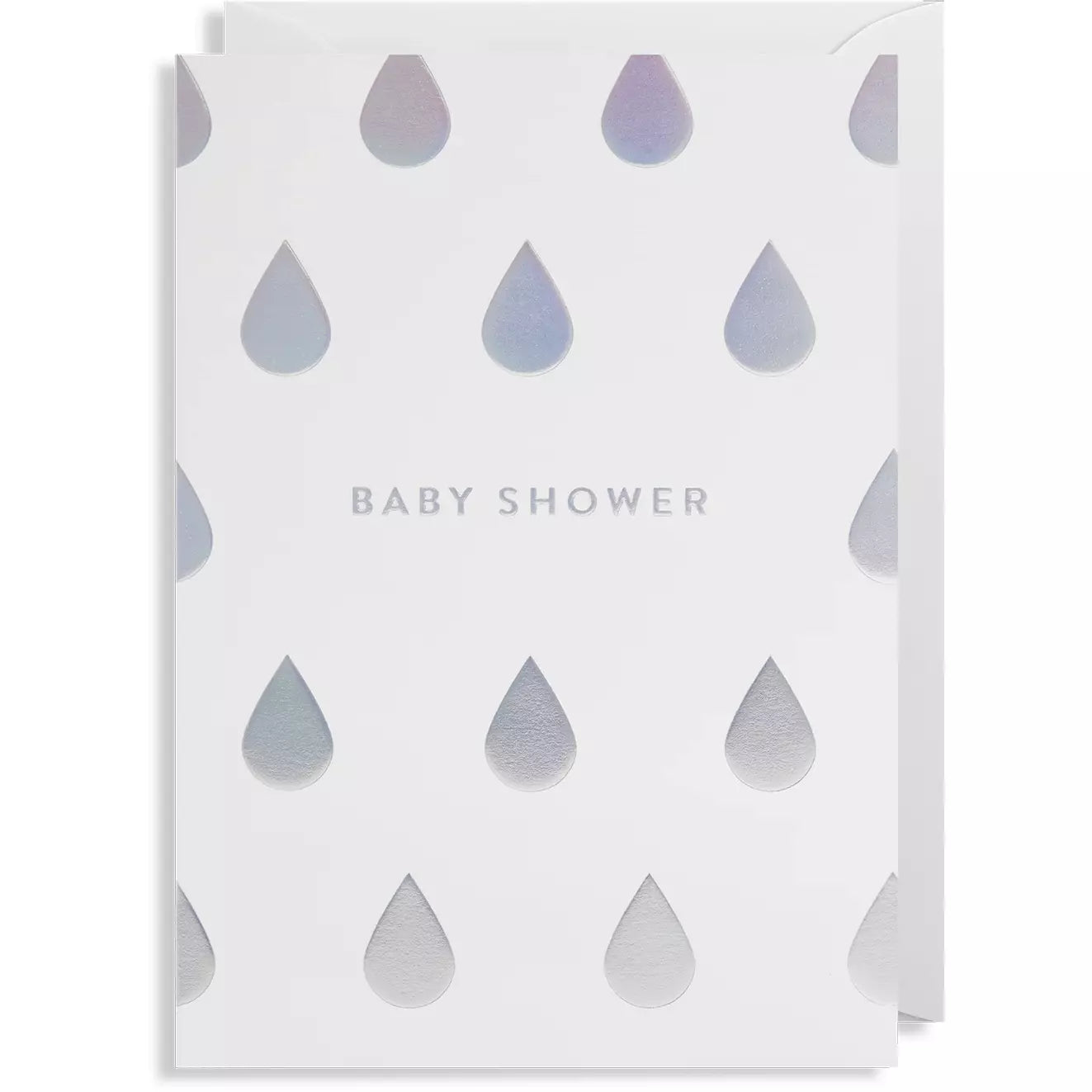 Baby Shower Raindrops Card