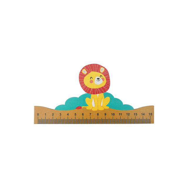 Wooden Lion Ruler