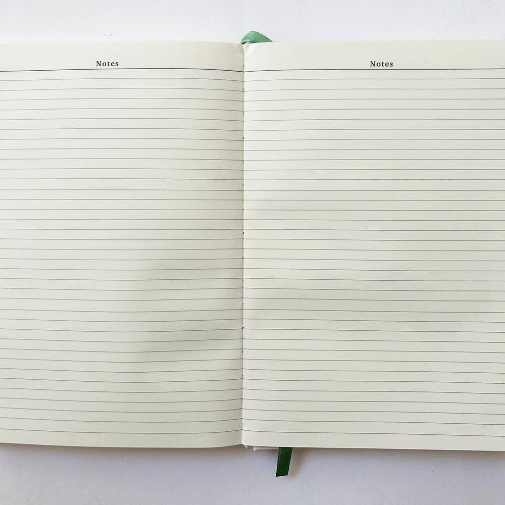 Floral Border Hard Cover Weekly Planner