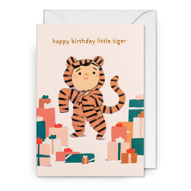 Little Tiger Birthday Card