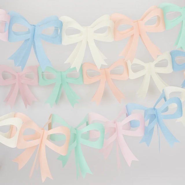 Bow Tissue Paper Garlands