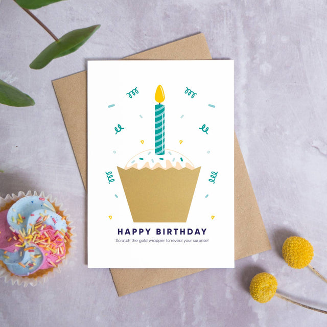 Birthday Cake Scratch Card