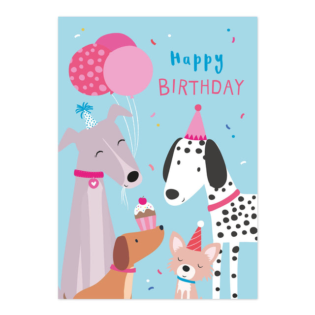 Party Dogs Birthday Card