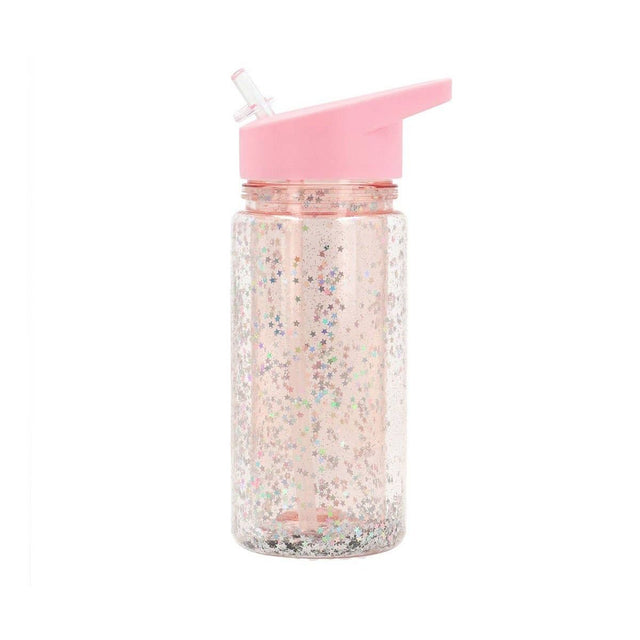 Glitter Stars Pink Bottle