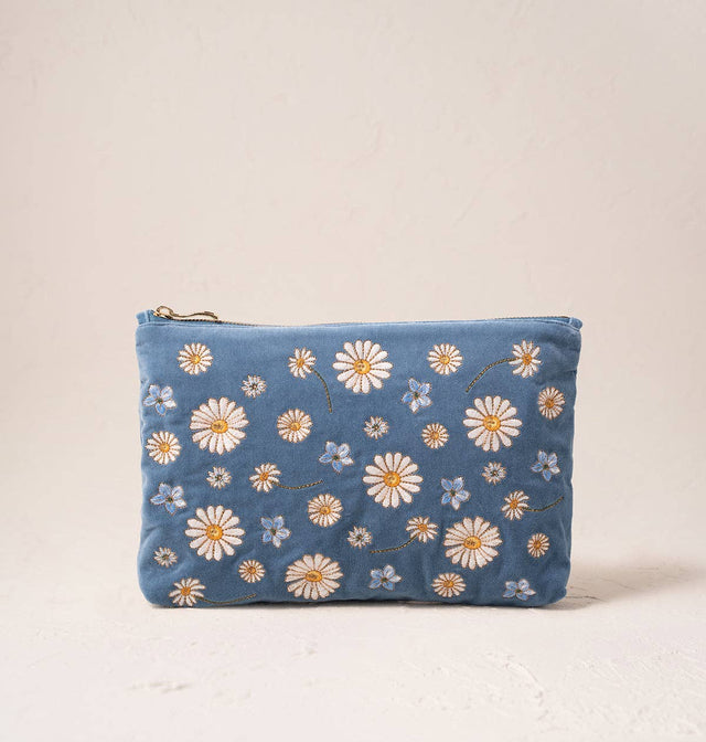 Daisy Dream Everyday Velvet Pouch