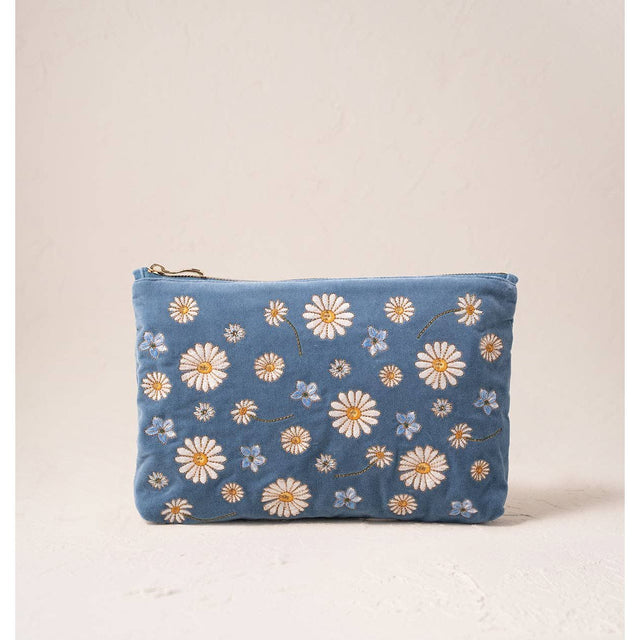 Daisy Dream Everyday Velvet Pouch