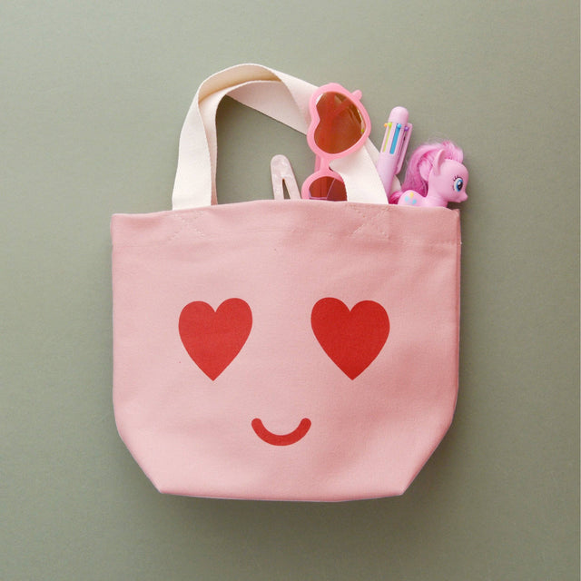 Pink Little Heart Eyes Bag