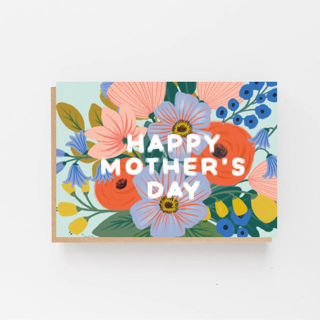 Colourful Blooms Mother’s Day Card