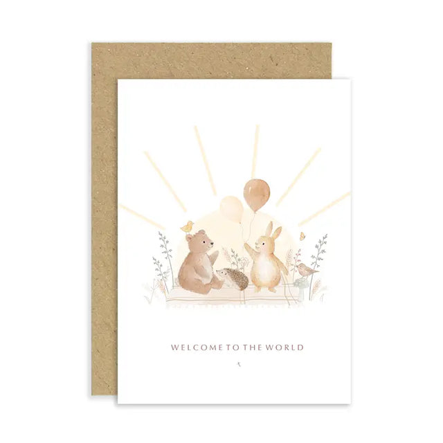 Welcome To The World Picnic Card