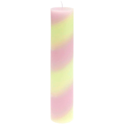 Striped Berry And Mint Candle