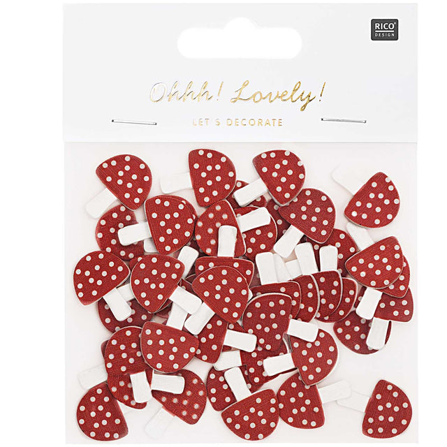 Mushroom Wooden Confetti