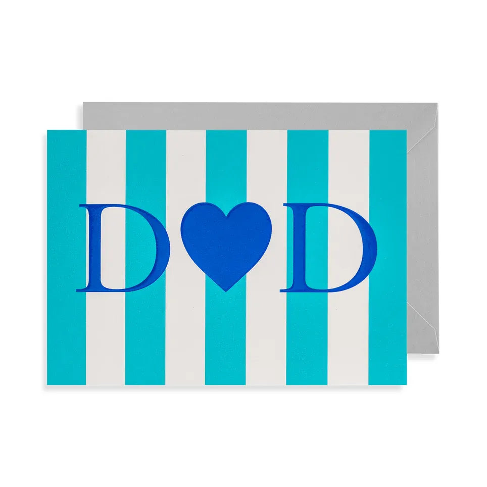 Dad Blue Stripe Card