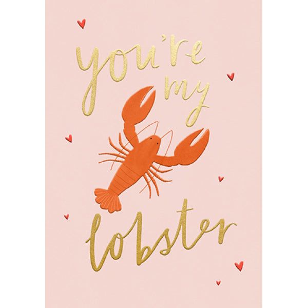 You Are My Lobster Card