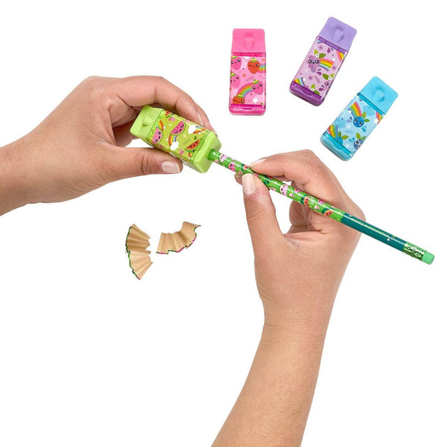 Juice Box Scented Eraser + Sharpener