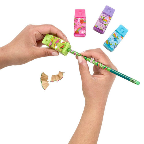 Juice Box Scented Erasers + Sharpeners