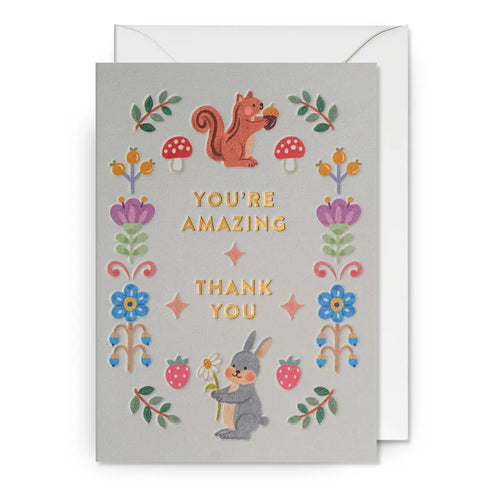 You're Amazing Thank You Card