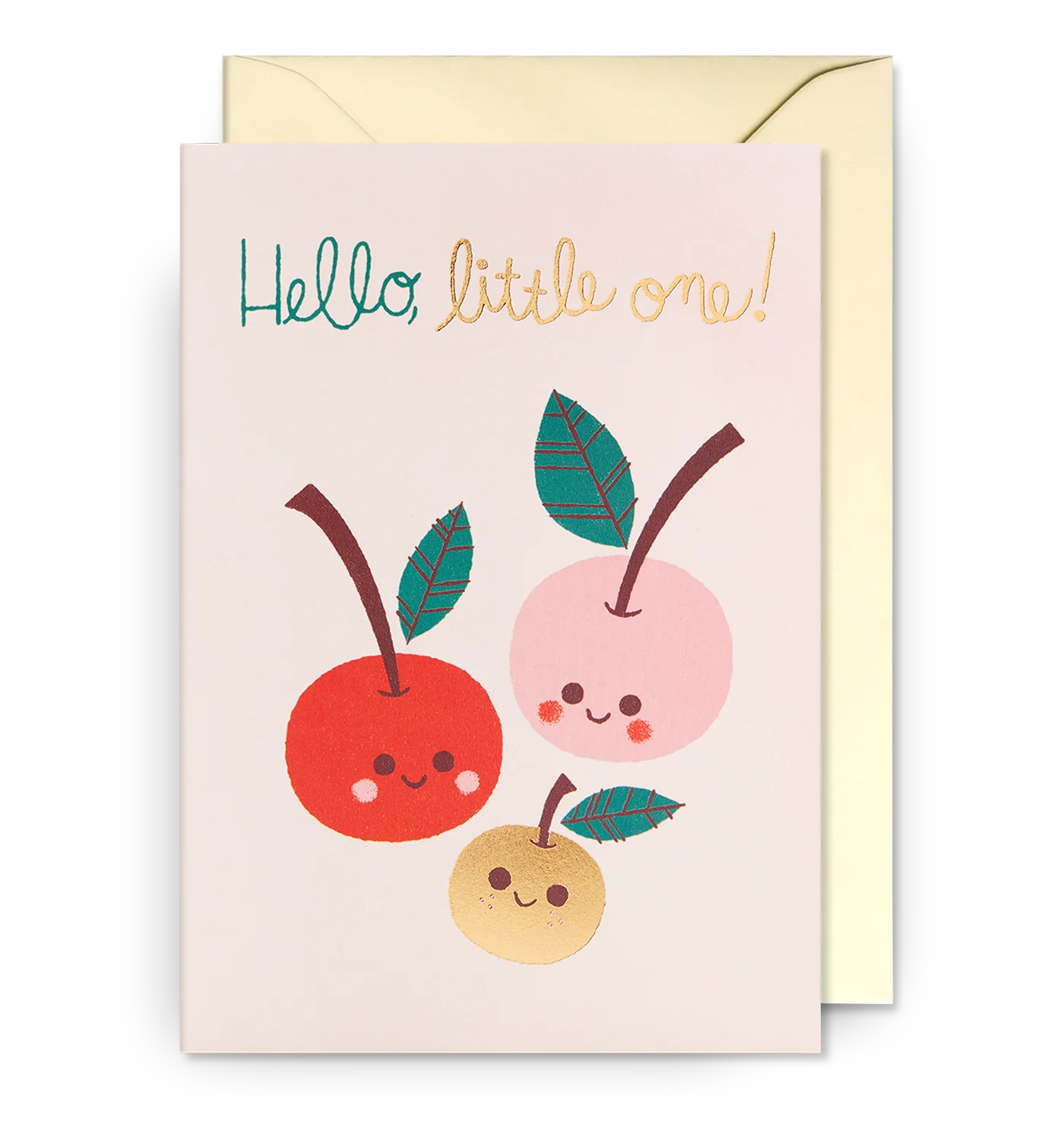 Hello Little One Cherry Card