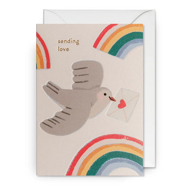 Sending Love Dove Card