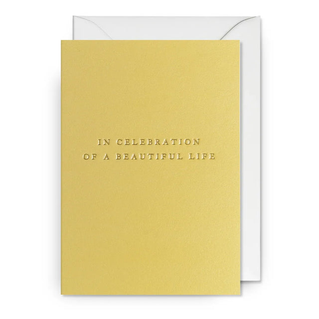 In Celebration of a Beautiful Life Card