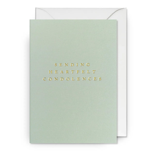 Heartfelt Condolences Card