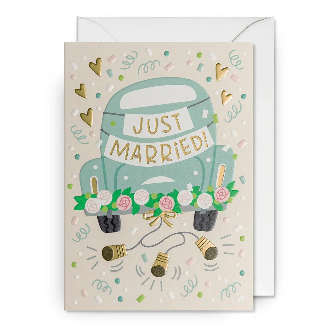 Just Married! Wedding Card