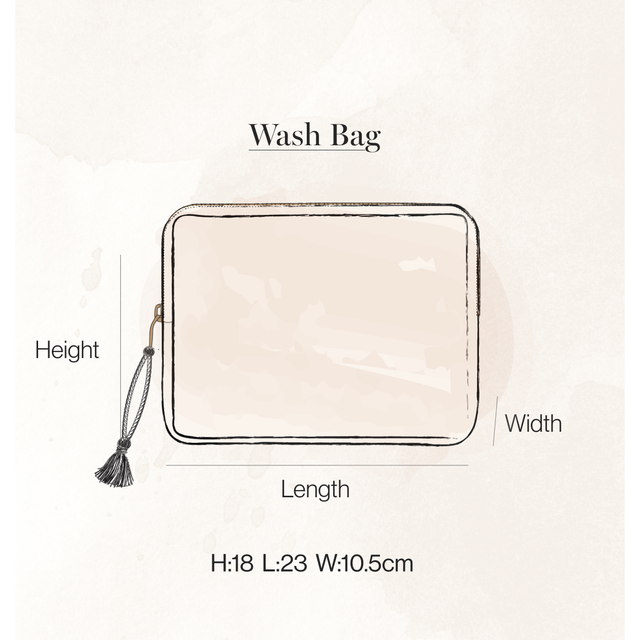 Wildflower Wash Bag - Rose