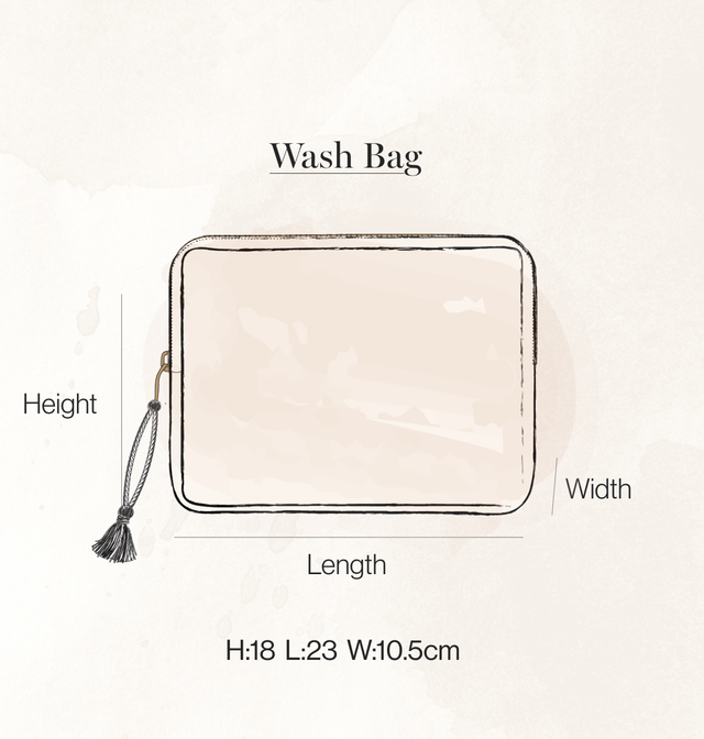 Wildflower Velvet Wash Bag