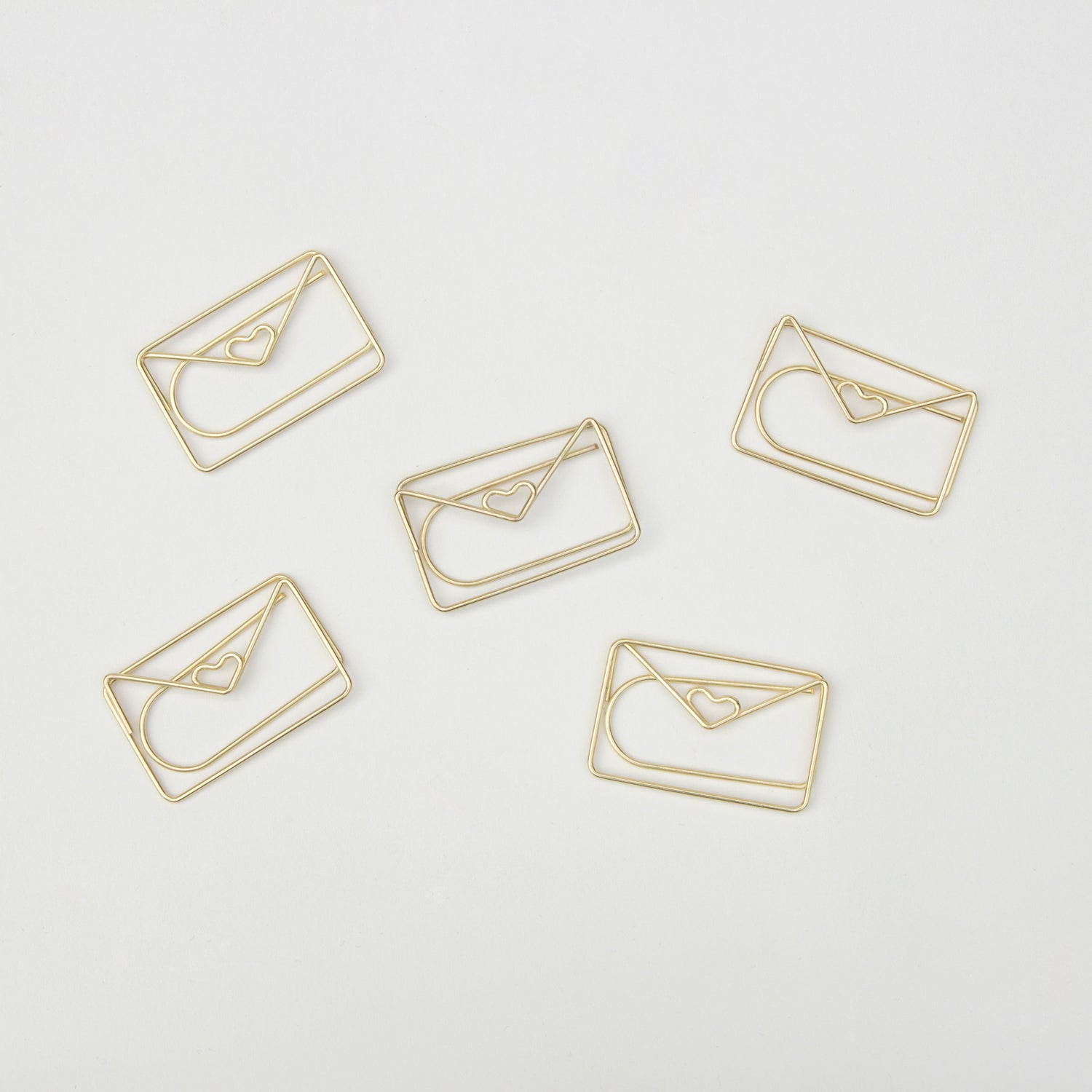 Gold Envelope Paper Clips