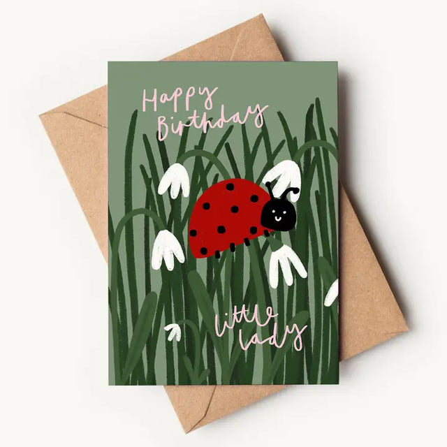 Ladybird Birthday Card