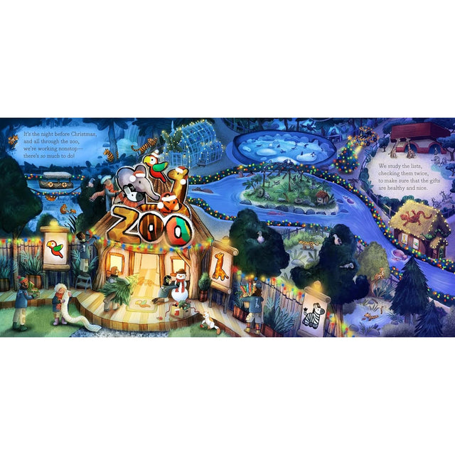Merry Christmas Zoo Book