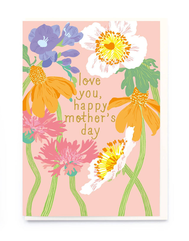 Floral Mothers Day Card